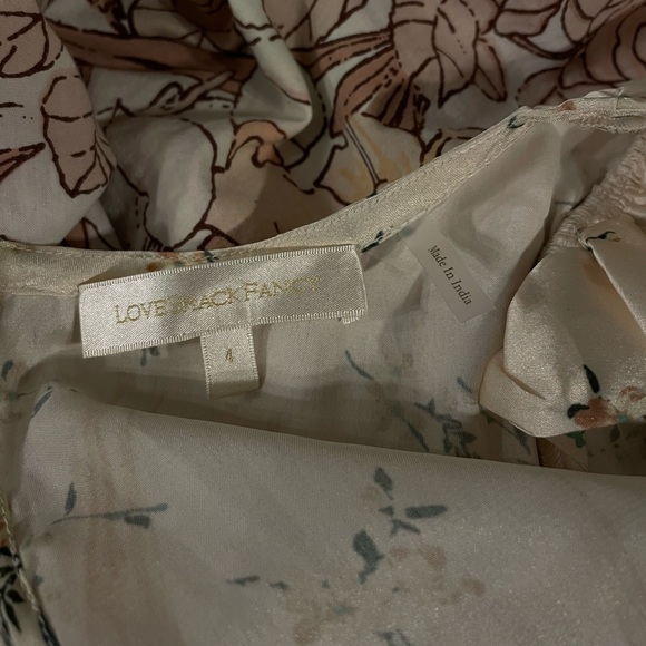 LoveShackFancy Garcia Mini Dress Floral - Picture 3 of 11